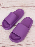 Xiaomi Thick Platform Shoes Cloud Slippers Summer Flip Flops Soft Couples Sandals ( Unisex ) Slippers Xiaomi Purple 38-39(fit37-38) 
