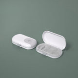 Xiaomi Travel and go out, portable, carry a small pill box, mini pill box, emergency pill storage box, carry a pocket pill box Medicine storage Box Furper.com White & Grey 